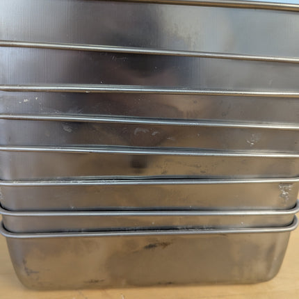 LIANYU 8 Pack 9x5 Inch Loaf Pans for Bread Baking, Stainless Steel Baking Bread