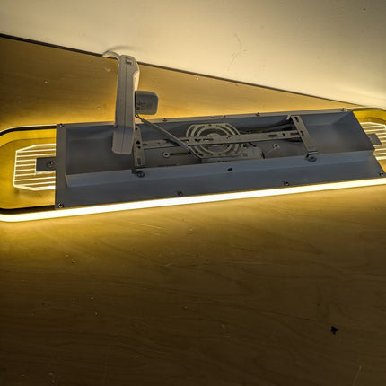 Becailyer 72W Dimmable LED Ceiling Light, 31.4" Modern Ceiling Lamp, Gold Metal