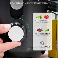 GDOR Juicer Machine, Electric Centrifugal Juicer with Titanium Enhanced Cut Disc