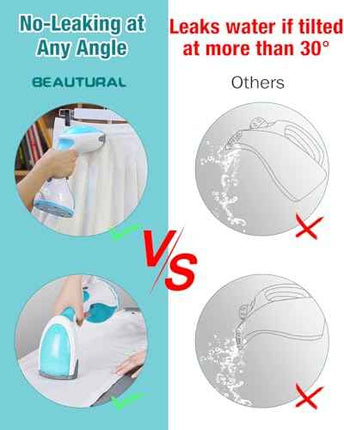 BEAUTURAL 1200-Watt Handheld Steamer for Clothes, 30-Second Heat-up, 8.79-Ounce
