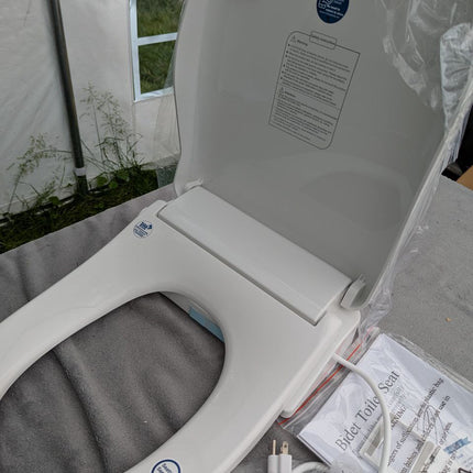 FVZ Bidet Toilet Seat Smart Electric Heated Toilet Seat with Warm Water & Dryer,