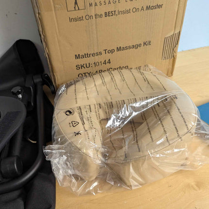 Master Massage Home Mattress Top Massage Kit Adjustable Headrest & Face Cushion