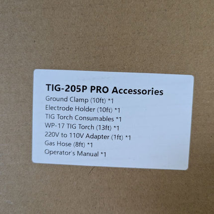 YESWELDER TIG Welder with Pulse 205Amp, Stick/DC TIG/Pulse TIG 3 in 1, 110&220V