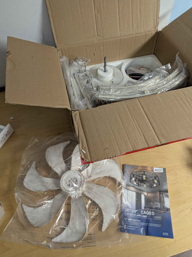 Depuley Flush Mount Ceiling Fan: 26 Inch Low Profile Ceiling Fans with Lights an