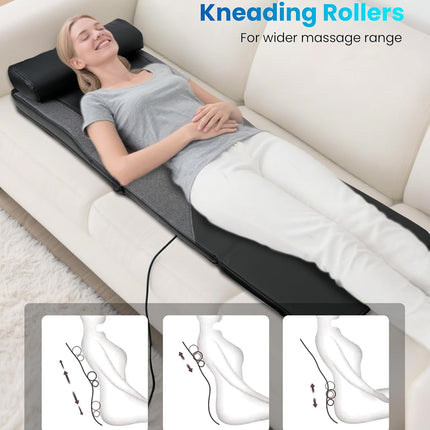 COMFIER Shiatsu Full Body Massage Mat with Heat, Back & Legs Massager Mat with H