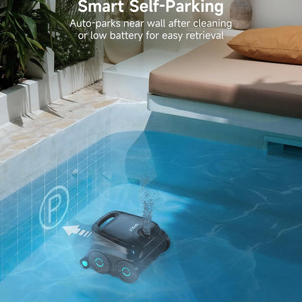 WYBOT B1 Cordless Robotic Pool Cleaner (2026), Quad-Roller Brushes, 125 Min Runtime, App Control, All Pool Types