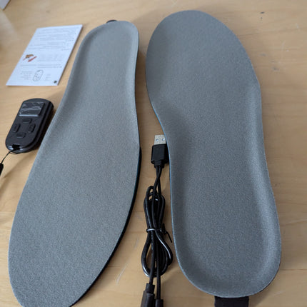 EYECURL Heated Insoles for Men Women|USB Rechargeable Electric Heated Insoles wi