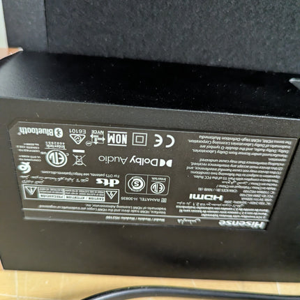 Incomplete — Hisense HS2100 2.1 Channel 240W Soundbar with Wireless Subwoofer, Dolby Audio