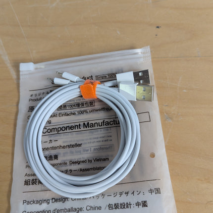 2Pack Apple MFi Certified iPhone Charger 1m, iPhone Lightning to USB Cable 1 Met