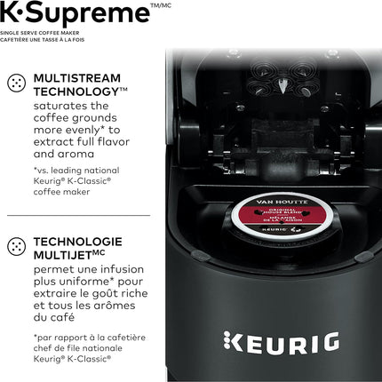 Keurig K-Supreme Single Serve K-Cup Pod Coffee Maker, With MultiStream Technolog
