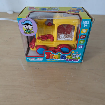Light Up Train Toy for Toddlers, Transparent Car Toy for Kids with Cool Light an