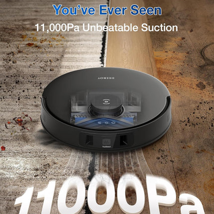 ECOVACS DEEBOT T30S Robot Vacuum and Mop, 11000Pa, ZeroTangle Technology, TruEdg