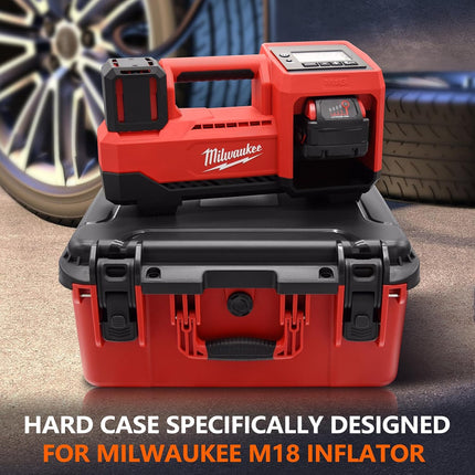 Air Compressor Hard Storage Case for Milwaukee M18 Inflator 2848-20 - Waterproof