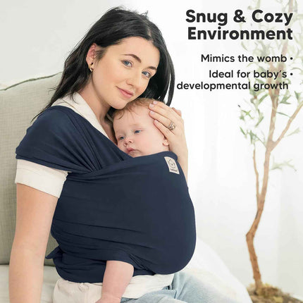 KeaBabies Baby Wrap Carrier - All in 1 Original Baby Carrier Newborn To Toddler