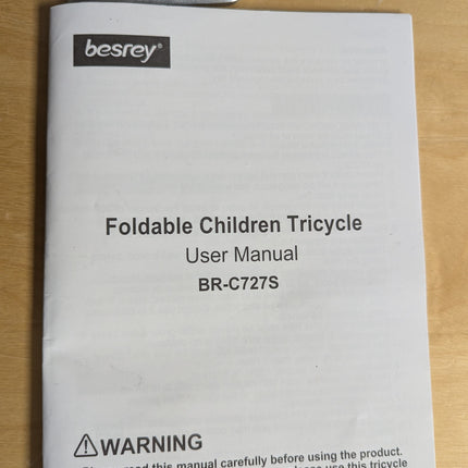 besrey 3 in 1 Toddler Bike for 1 Years to 4 Years Old Kids, Toddler Tricycle Kid