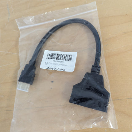 ZYuoo HDMI Cable - HDMI Splitter 1 in 2 Out/HDMI Splitter Adapter Cable HDMI Mal