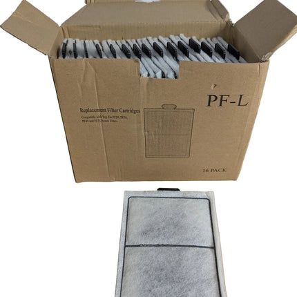 16 Pack PF-L Fish Tank Filter Cartridges, Aquarium Replacement Filter Cartridges