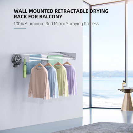 Drying Rack Clothing,Clothes Drying Rack Wall Mounted,Laundry Drying Rack Wall M