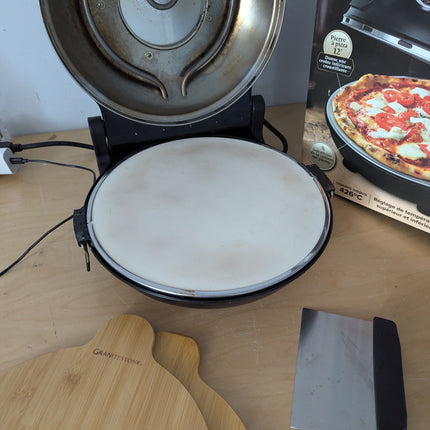 (Used - fair) PIEZANO Crispy Crust Pizza Oven by Granitestone – Electric Pizza O