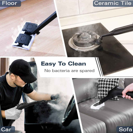 Steam Cleaner, Multipurpose Powerful Steamer with 21 Accessories, 248°F High-Tem