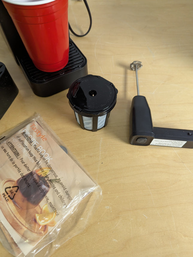 Tastyle Single Serve Hot & Iced Coffee Maker with Strong Brew, 40oz Removable Re