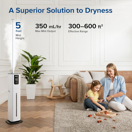 LEVOIT Humidifier for Large Room Bedroom, 10L Smart Cool Mist Humidifiers for Pl