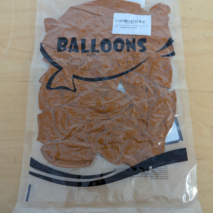 PartyWoo Burnt Orange Balloons 50pcs 12 Inch Terracotta Rust Fall Color Autumn B