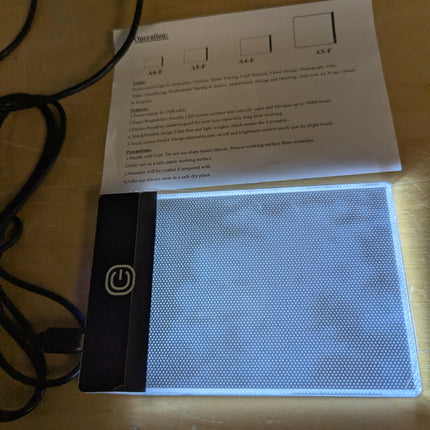 Light Box For Tracing Drawing Tools Led Light Board A6 Brightness Artcraft Traci