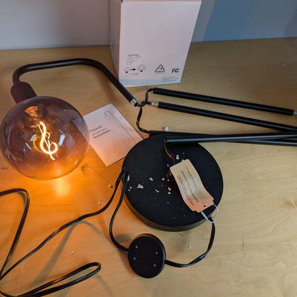 ONEWISH Floor Lamp for Living Room - Minimalist Industrial Standing Lamp with Mo