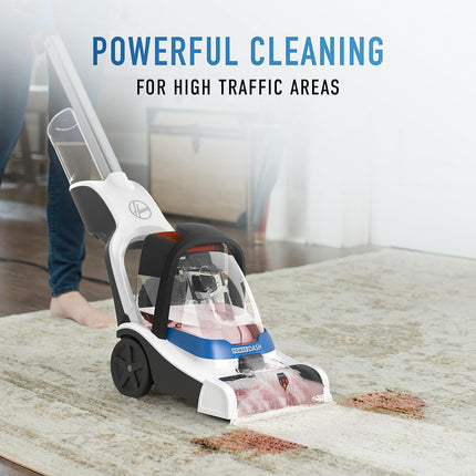 Hoover PowerDash Pet Compact Carpet Cleaner, Lightweight Upright Shampooer with HeatForce Drying, Black