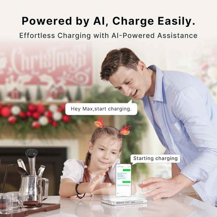 Autel Level 2 EV Charger 40 Amp Smart AI Electric Vehicle (EV) Charger, Wi-Fi an