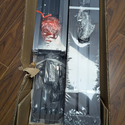 BOFENG Full Size Bed Frame with Upholstered Storage Headboard,USB Charging Stati