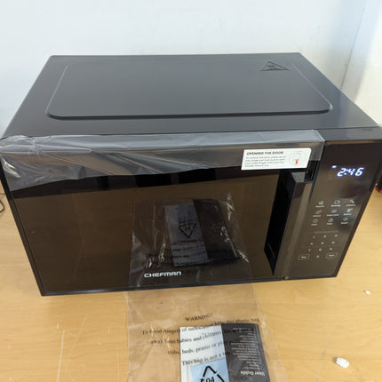 Chefman 1.1 Cu Ft Countertop Microwave Oven, 1000W, 10 Power Levels
