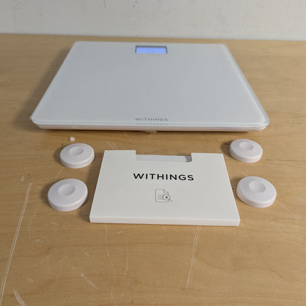 Withings Body Smart Weight & BMI Wi-Fi Digital Scale with HealthMate App, 8 Users, Pregnancy & Baby Mode