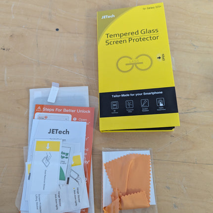 Screen Protector for Samsung Galaxy S25 Plus, Tempered Glass Display Guard, Clea