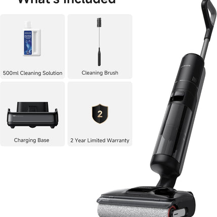 DREAME H12 FlexReach Wet Dry Vacuum Cleaner, 0 Tangle Cordless Vacuum Mop All-in