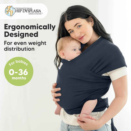 KeaBabies Baby Wrap Carrier - All in 1 Original Baby Carrier Newborn To Toddler