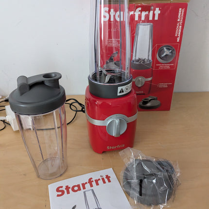 Starfrit Personal Blender - Two 828ml Cups - Two Blades - High, Low & Pulse Mode