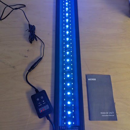 NICREW Saltwater Aquarium Light, Marine LED Fish Tank Light for Coral Reef Tanks