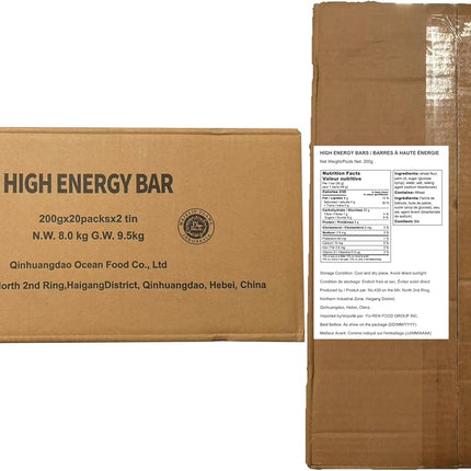 BDH High Energy Bar 36800Kcal Emergency Ration Biscuits Long Shelf-life | 2xLarg