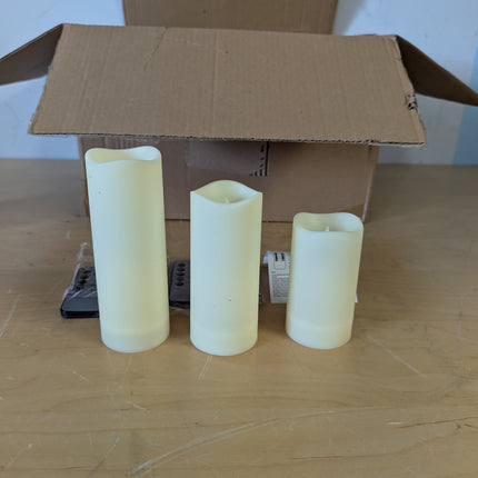 pliadvbu Flameless LED Candles 72 Pack, Outdoor Waterproof Realistic Votive Candles with Remote & Timer for Weddings