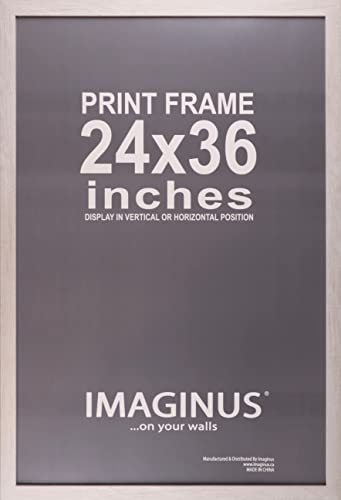 Imaginus Driftwood MDF Wood Frame with Presence! (24 x 36 inches)
