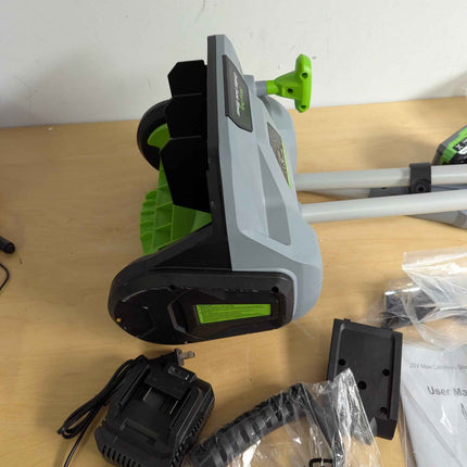 Cordless Snow Shovel, Electric Snow Blower, Battery Power 20V