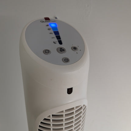 (No remote) Honeywell QuietSet Whole Room Oscillating Tower Fan (5 Speed Setting