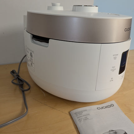 CUCKOO CRP-ST1009F 10-Cup (Uncooked) Twin Pressure Rice Cooker & Warmer 12 Menu
