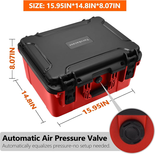 Air Compressor Hard Storage Case for Milwaukee M18 Inflator 2848-20 - Waterproof