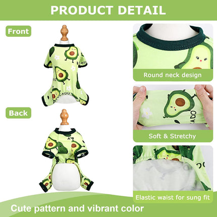 Dog Pajamas Pjs Summer Dog Clothes for Small Dogs Girl - Boy - Medium Size Dogs,
