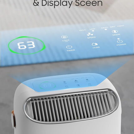 Dehumidifier for Basement,Home,Bathroom,Large Room,Bedroom 45 pint 4500 Sq ft Po