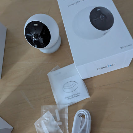 Noorio Security Cameras Outdoor Magnetic, 1080P Battery Camera Surveillance Exte