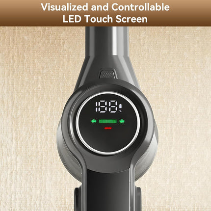 DREAME J30-W Cordless Stick Vacuum, 450W Suction, 65 Min Runtime, LED Display